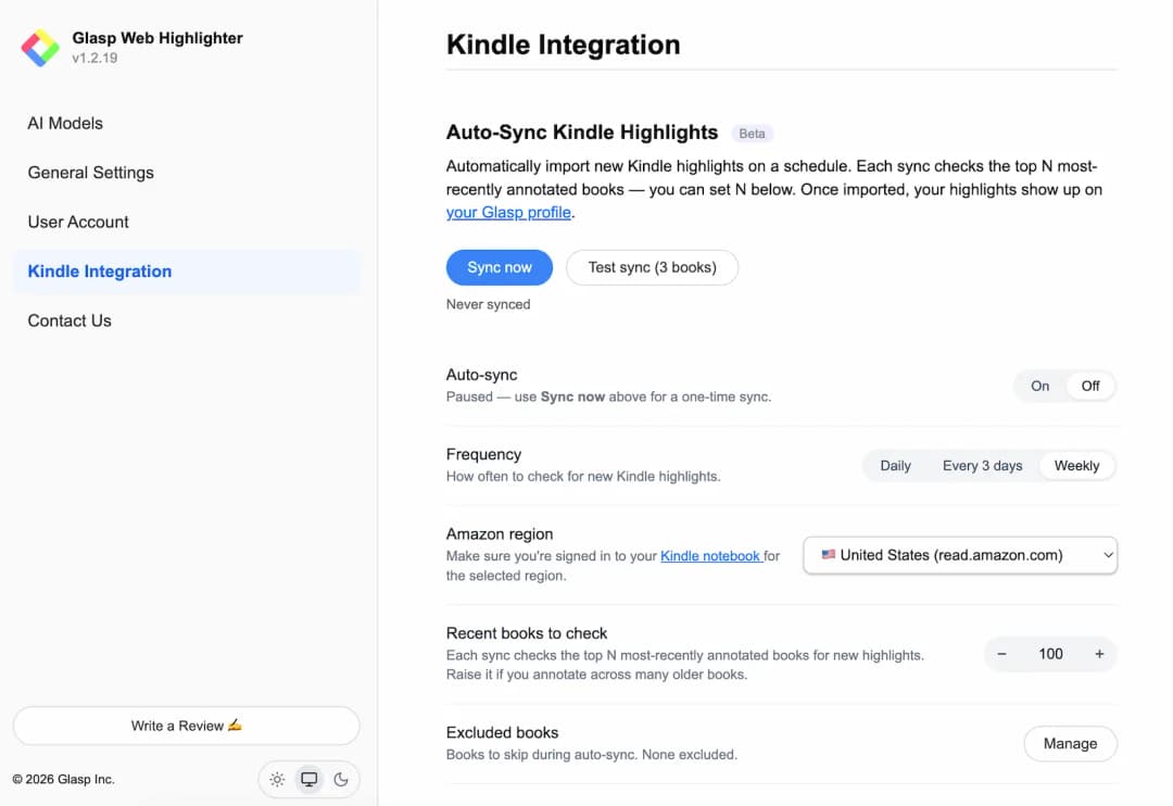 Kindle Auto-sync