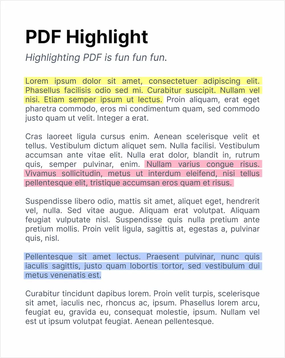 Highlighting text in a PDF with Glasp