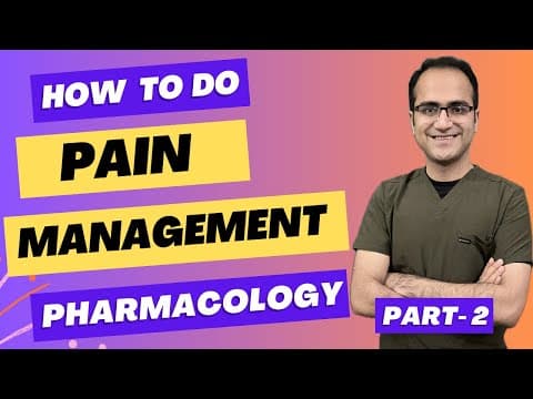 Pain Management, WHO Analgesic Ladder, Pharmacology, Drugs, Lecture, USMLE, NEETPG Part 2 thumbnail