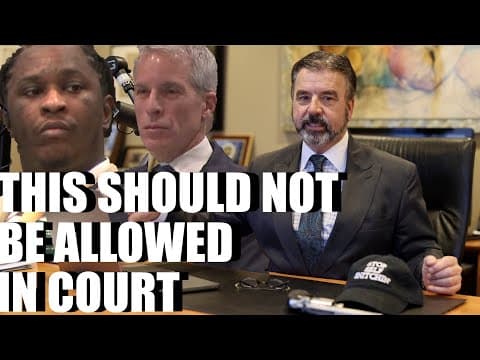 Young Thug's Lawyer Fiercely Battles Over Lyrics Used Against him, YFN Lucci Takes Plea Deal thumbnail