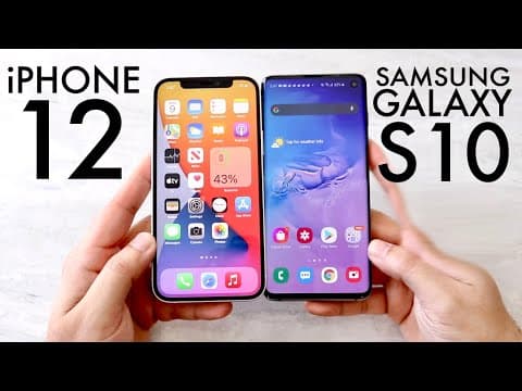 iPhone 12 Vs Samsung Galaxy S10! (Comparison) (Review) thumbnail