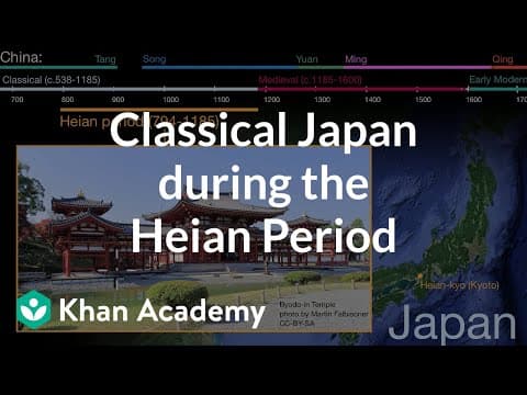 Classical Japan during the Heian Period | World History | Khan Academy thumbnail