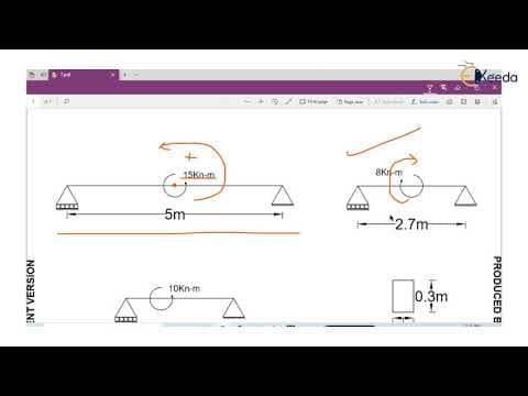 Analyze Simply Supported Beam with Point and Uniform Moment thumbnail
