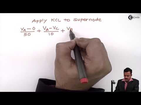 Problem no.1 on Super Node - DC Circuits - Basic Electrical Engineering thumbnail