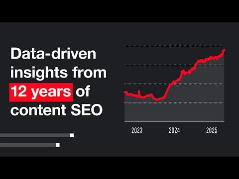 What Are Key SEO Lessons from 12 Years of Data? thumbnail