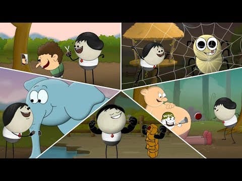Why do elephants have big ears? plus 4 more videos.. #aumsum #kids #science #education #children thumbnail