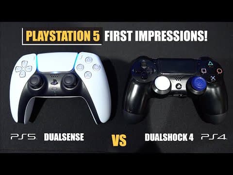 How Does the PS5 DualSense Controller Compare to DualShock 4? thumbnail