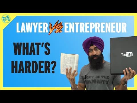 What's Harder - Becoming a Lawyer or an Entrepreneur? thumbnail