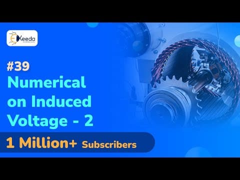 Numerical on Induced Voltage - Part 2 - Synchronous Machine - Electrical Machines - IV thumbnail