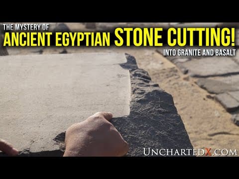 The Mystery of Ancient Egyptian Stone Cutting in Basalt and Granite - UnchartedX full documentary! thumbnail