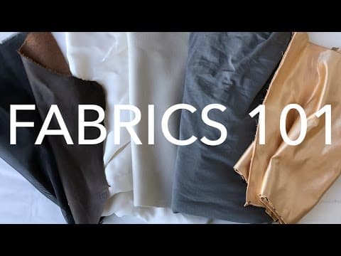 What Are Fabrics and How Are They Made? thumbnail