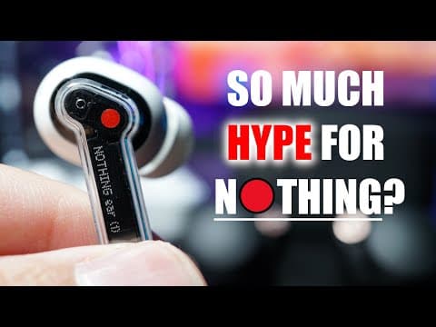 Was all that hype for... Nothing? Nothing Ear (1) REAL REVIEW 🔴 thumbnail