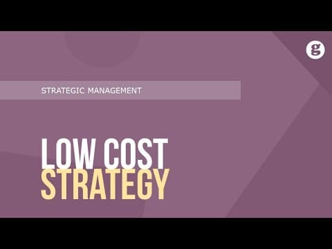 Low Cost Strategy thumbnail