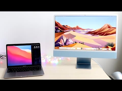M1 iMac Vs M1 MacBook Pro! (Comparison) (Review) thumbnail