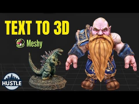 How to Create 3D Models from Text Prompts with Meshy.ai thumbnail