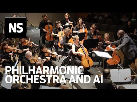 AI plays with BBC Philharmonic Orchestra for the first time thumbnail