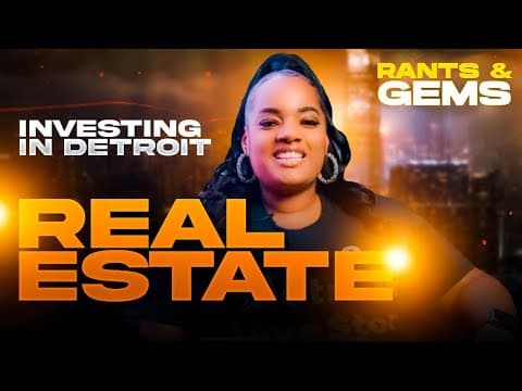 How Ashley Hamilton Built Her Real Estate Empire Investing In Detroit | Rants & Gems #96 thumbnail