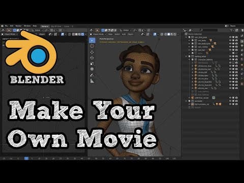 How to Make 3D Animated Movies in Blender thumbnail