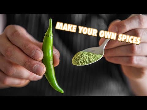 Making Your Own Spices From Scratch thumbnail