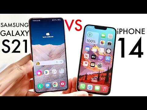 iPhone 14 vs Samsung Galaxy S21: Which Is Better? thumbnail