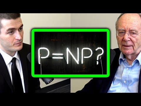 Does P=NP? | Richard Karp and Lex Fridman thumbnail