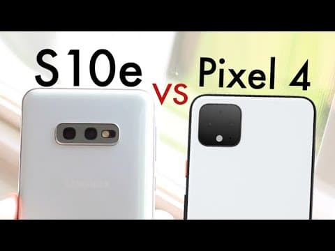 Google Pixel 4 Vs Samsung Galaxy S10e! (Quick Comparison) (Impressions) thumbnail