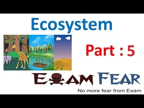 Biology Ecosystem part 5 (Components : Decomposers) class 12 XII thumbnail