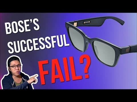 Why Bose Frames AR Sunglasses will Fail and still Succeed thumbnail