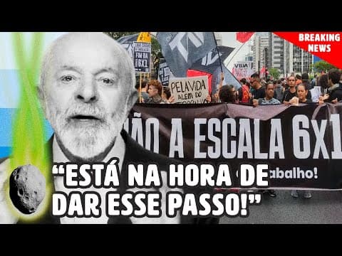 Lula apoia discussão sobre fim da jornada 6x1? thumbnail