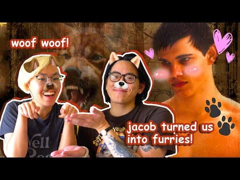 I watched New Moon for the FIRST TIME and now I wanna cuddle a werewolf? 😳 *TWILIGHT REACTION* awooo thumbnail