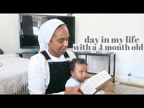 Day In The Life With a 4 Month Old + Working From Home | VLOG thumbnail