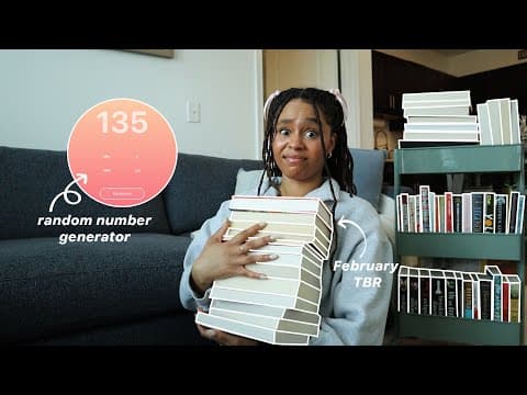 Random number generator picks my February TBR 🎧📚🧸 thumbnail
