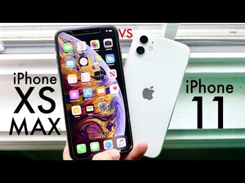 iPhone 11 Vs iPhone XS Max In 2020! (Comparison) (Review) thumbnail
