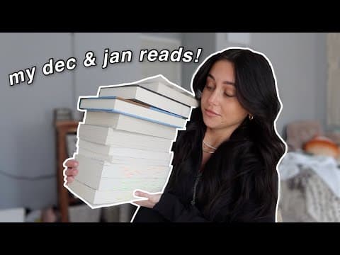 all the books i read in january & december! | reading wrap up thumbnail