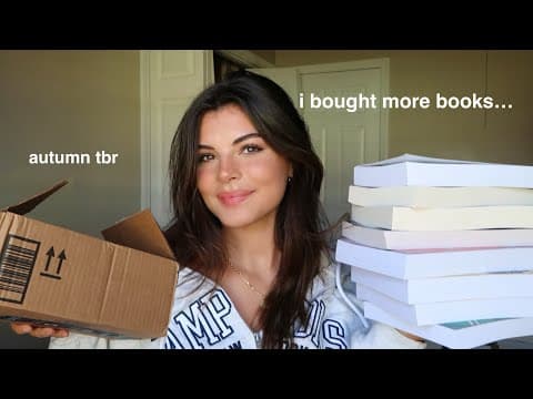 book haul & tbr thumbnail