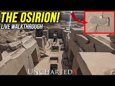 The Megalithic Osirion of Egypt: Live Walkthrough and New Observations! thumbnail
