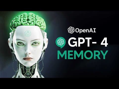 GPT-4's New "Memory" Feature Is Stunning (ChatGPT Memory) thumbnail