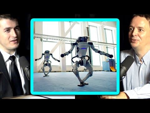 Are Boston Dynamics robots intelligent? | Joscha Bach and Lex Fridman thumbnail
