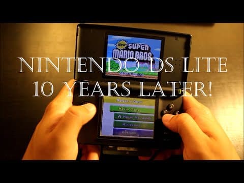 Nintendo DS Lite 10 years later! thumbnail