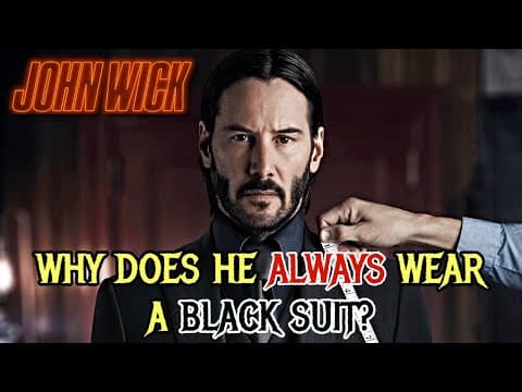 Why We See John Wick Wearing Only Black Suits All The Time? Explored thumbnail