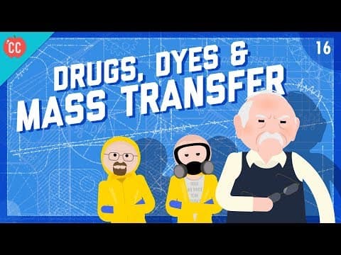 Drugs, Dyes, & Mass Transfer: Crash Course Engineering #16 thumbnail