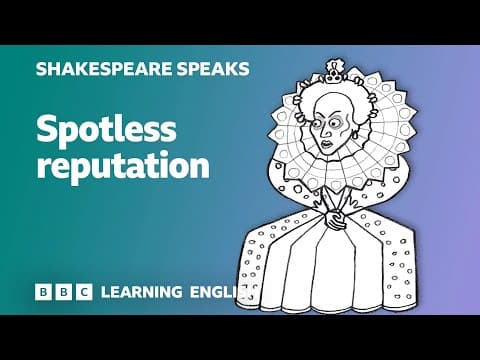🎭 Spotless reputation - Learn English vocabulary & idioms with Shakespeare Speaks thumbnail