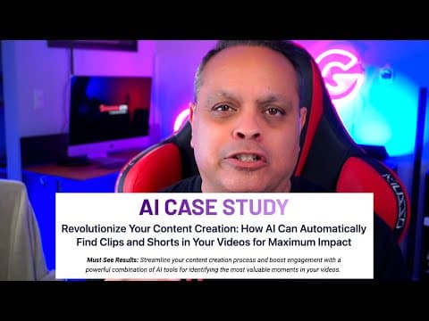 Groove.ai Case Study 4 How to Use AI to find shorts and clips in your videos thumbnail