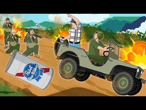 Bro does Beer Run for his Buddies in Vietnam War thumbnail