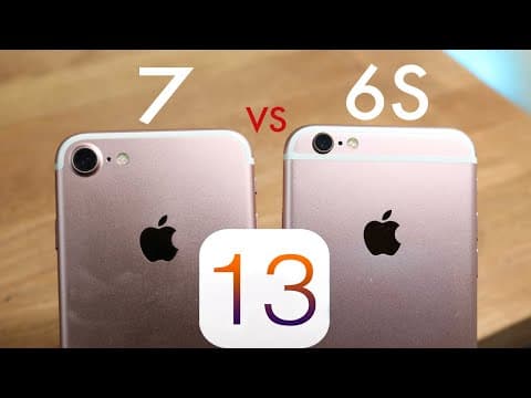 iPhone 6S Vs iPhone 7 On iOS 13! (Speed Comparison) (Beta) thumbnail