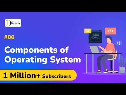 What is Operating System Components - C Programming Language - First Year Engineering thumbnail