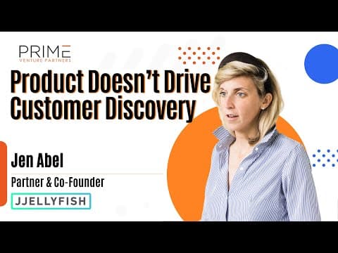 SaaS Startups: Early Stage Sales, Product Demos & Right to Sell with Jen Abel, Co-Founder JJELLYFISH thumbnail
