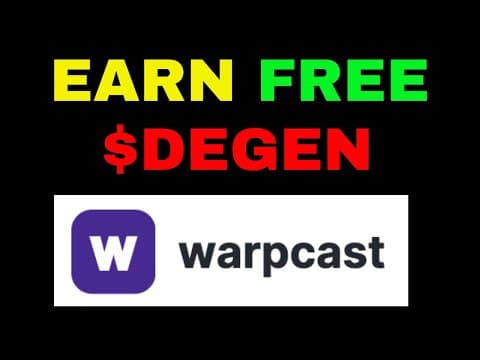 Beginners Guide to Warpcast (Earn Free Crypto) thumbnail