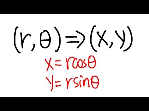 Convert polar coordinates to rectangular coordinates thumbnail