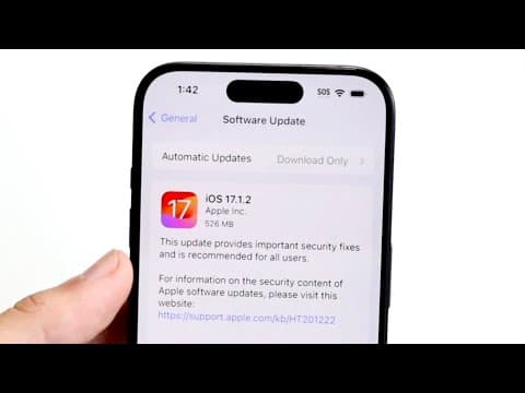 iOS 17.1.2 Review! (Features, Changes, Etc.) thumbnail